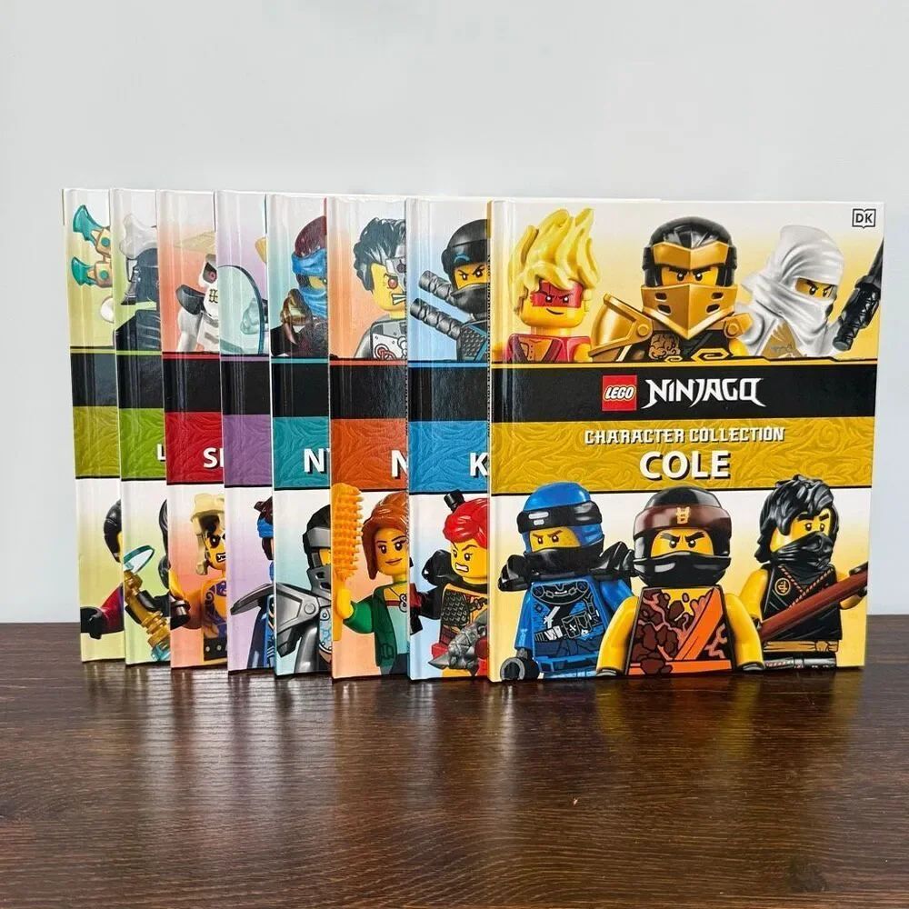 Ninjago Lego Character Collection 8 book set 8x9”